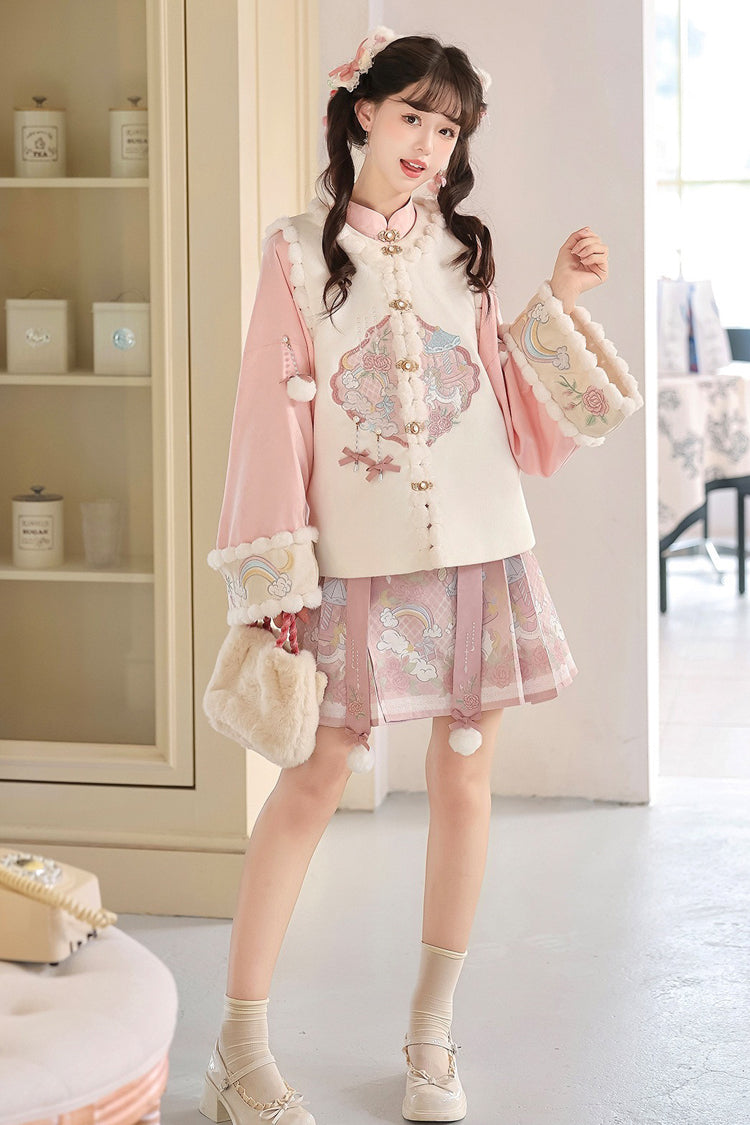 Sweet Lolita Dress - Miracle Pony, 2 Colors, High Waist, Women's Style, Printed - additional product view 5