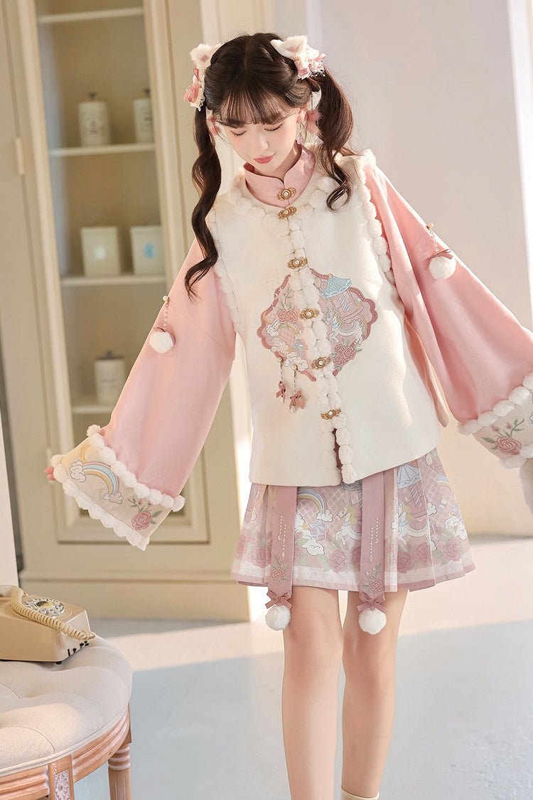 Sweet Lolita Dress - Miracle Pony, 2 Colors, High Waist, Women's Style, Printed - additional product view 6