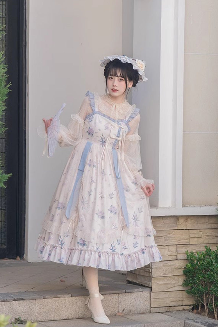 Sweet Lolita Dress - Multi-color Chinese Style, Multi-Color, Chinese-Inspired Style - additional product view 3