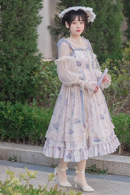 Sweet Lolita Dress - Multi-color Chinese Style, Multi-Color, Chinese-Inspired Style - additional product view 6