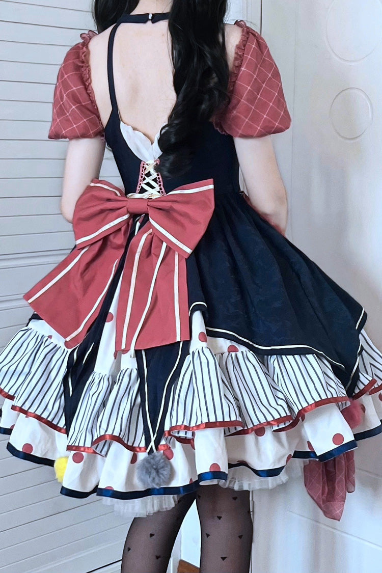 Sweet Lolita Dress - Multi-color Circus, Multi-Color, Printed, Bow Detail, Ruffled - additional product view 10