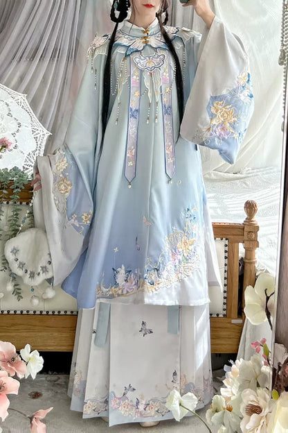 Sweet Lolita Dress - Multi-color Stand Collar Print, Multi-Color, Stand Collar, Printed - additional product view 4