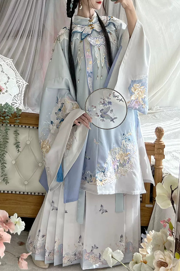 Sweet Lolita Dress - Multi-color Stand Collar Print, Multi-Color, Stand Collar, Printed - main product image
