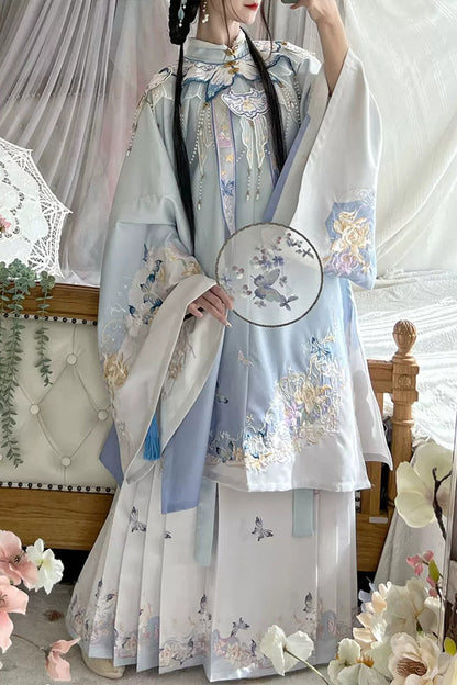 Sweet Lolita Dress - Multi-color Stand Collar Print, Multi-Color, Stand Collar, Printed - main product image