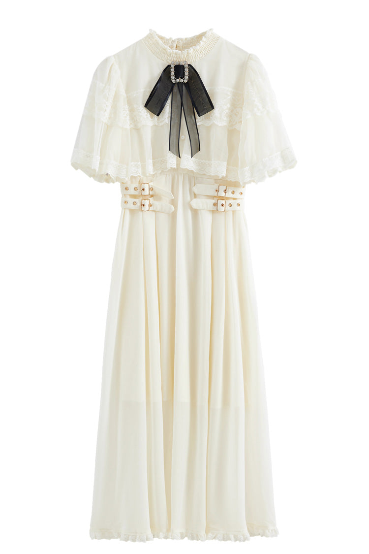 Sweet Lolita Dress - Multi-layered Lace Slim Jirai, 4 Colors, Lace Trim - additional product view 4