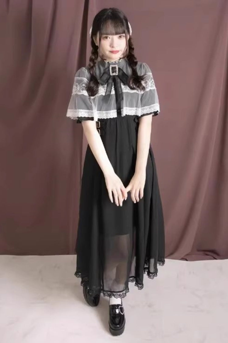 Sweet Lolita Dress - Multi-layered Lace Slim Jirai, 4 Colors, Lace Trim - additional product view 8