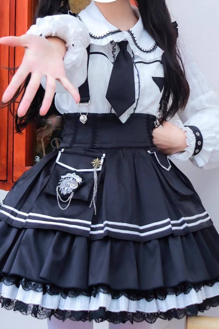 Sweet Lolita Dress - Officer Rabbit Multi-layer, 4 Colors, Ruffled - additional product view 9