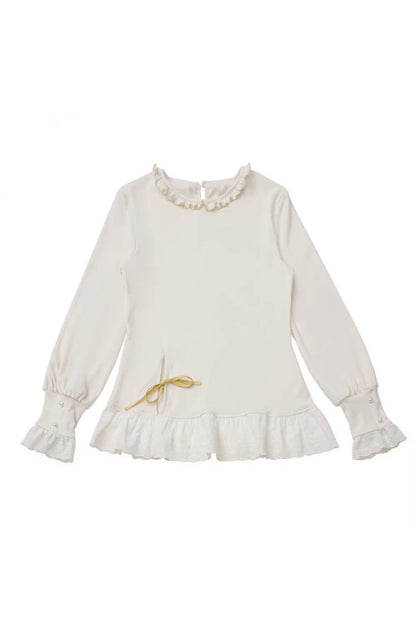 Sweet Lolita Dress - Orange Diary, Yellow, Lace Trim, Printed, Embroidered - S Top(Only) / M Top(Only) / L Top(Only) option