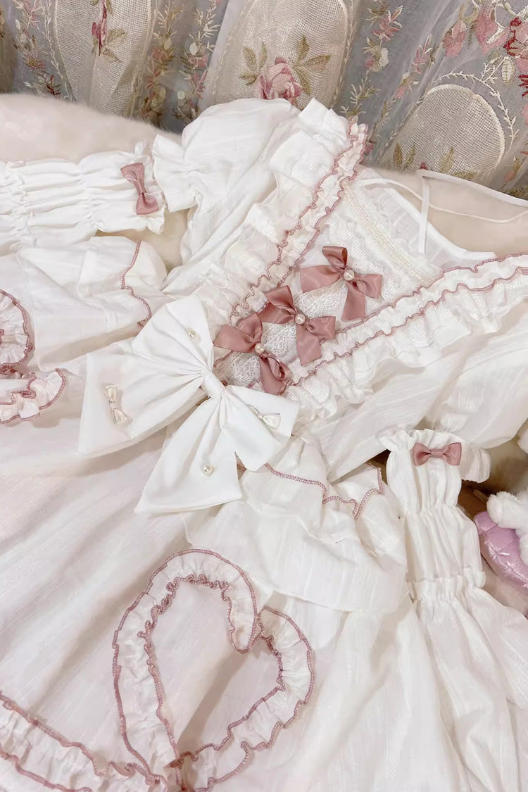 Sweet Lolita Dress - Pure Love Story, White, Bow Detail - Lolita Coordinate Dress - additional product view 3