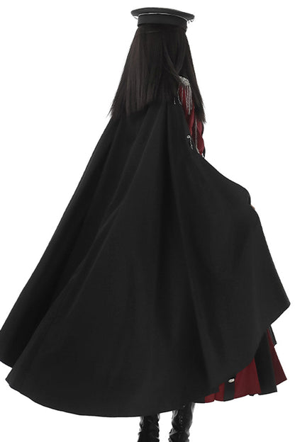 Sweet Lolita Dress - Scarlet Night Knight, 2 Colors, Bow Detail, Printed, Long Sleeves - additional product view 11