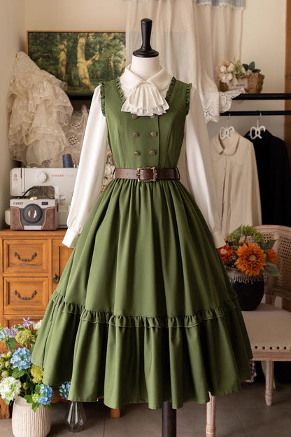 Sweet Lolita Dress - Small Estate, 3 Colors, Ruffled, Classic Style - additional product view 7