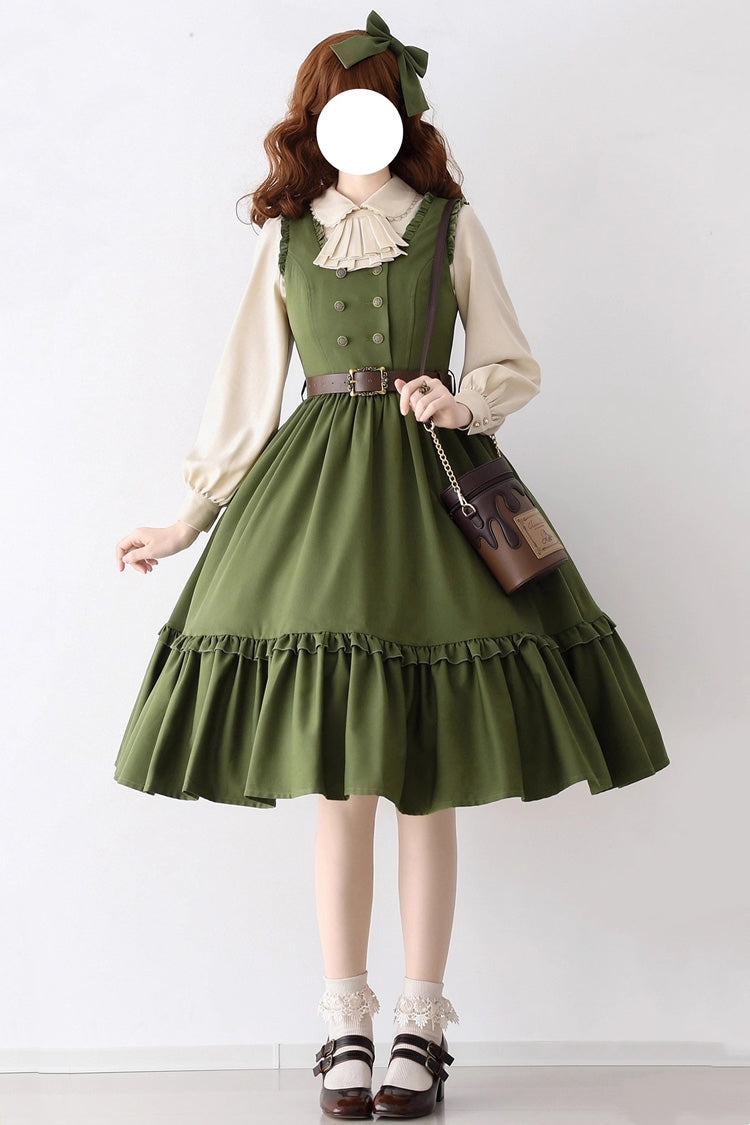 Sweet Lolita Dress - Small Estate, 3 Colors, Ruffled, Classic Style - main product image