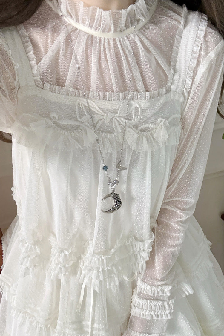 Sweet Lolita Dress - Stand Collar Multi-layered, 14 Colors, Stand Collar, Ruffled - additional product view 30