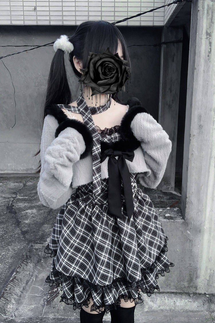 Sweet Lolita Dress - Stardust Oath, 2 Colors, Printed, Long Sleeves, Lace Trim - additional product view 7
