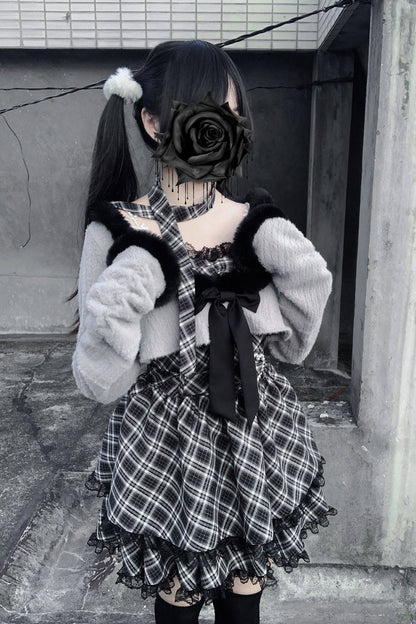 Sweet Lolita Dress - Stardust Oath, 2 Colors, Printed, Long Sleeves, Lace Trim - additional product view 7