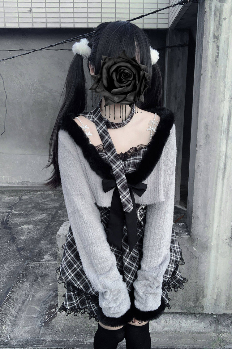 Sweet Lolita Dress - Stardust Oath, 2 Colors, Printed, Long Sleeves, Lace Trim - additional product view 10