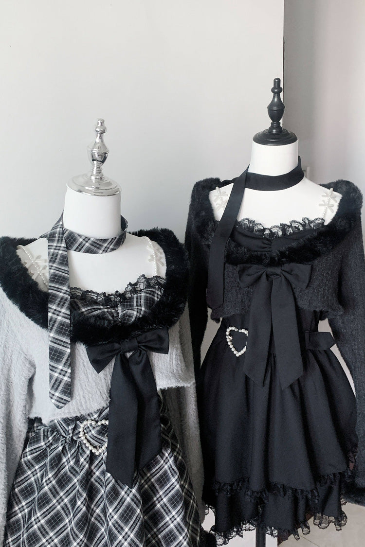Sweet Lolita Dress - Stardust Oath, 2 Colors, Printed, Long Sleeves, Lace Trim - additional product view 16