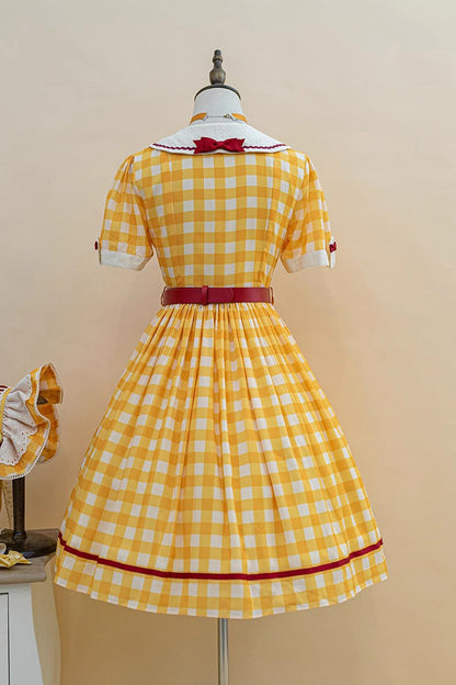 Sweet Lolita Dress - Sweetheart Cat, 3 Colors, Embroidered, Printed - additional product view 17