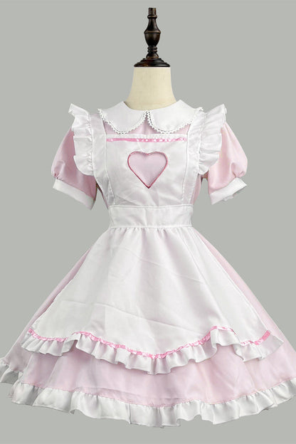 Sweet Lolita Dress - Sweetheart Rabbit Maid, 2 Colors, Plus Size, Ruffled - additional product view 3