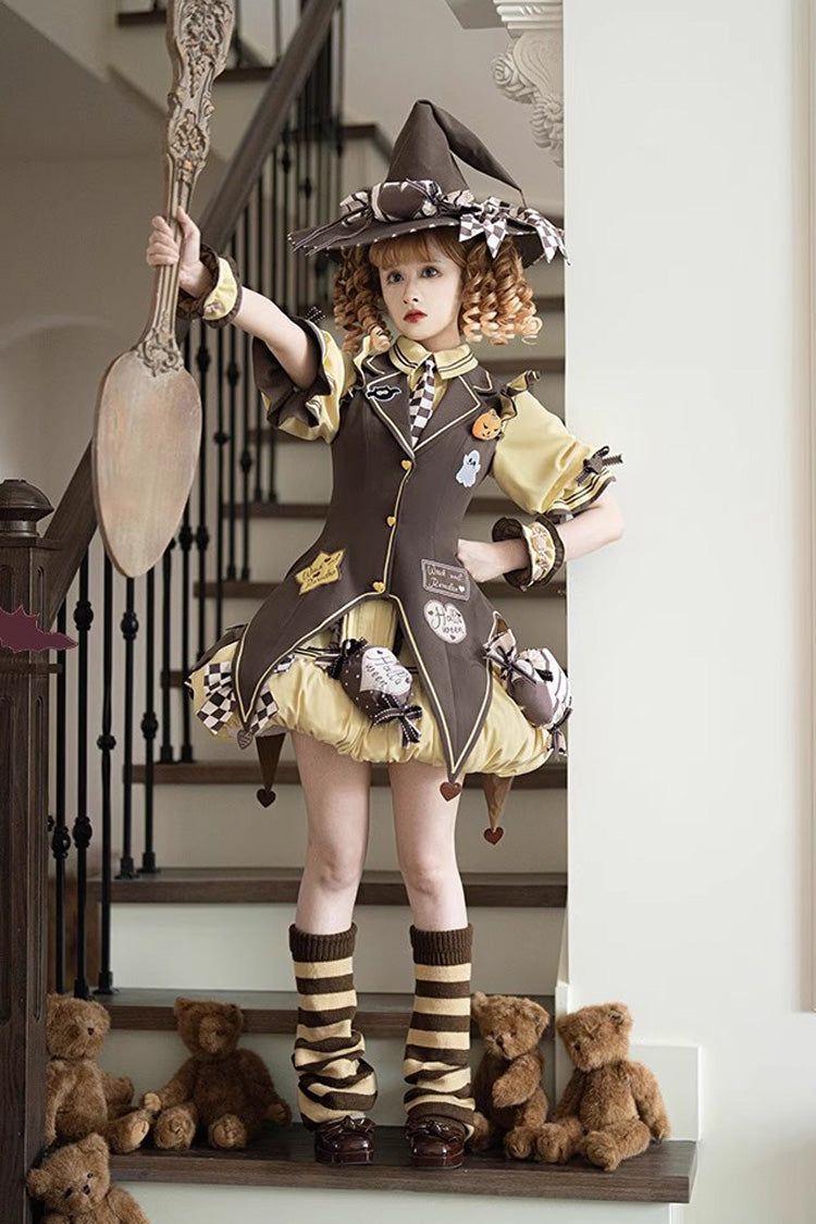 Sweet Lolita Dress - Witch And Paradise, 2 Colors, Bow Detail, Ruffled - additional product view 7