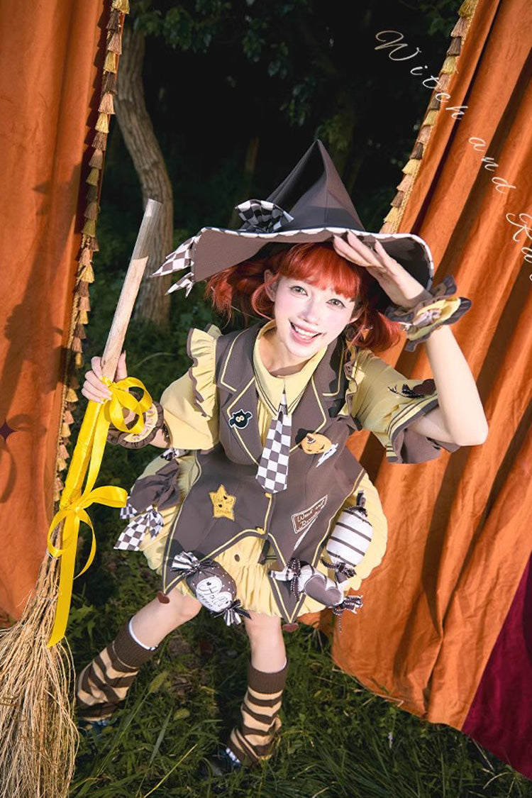 Sweet Lolita Dress - Witch And Paradise, 2 Colors, Bow Detail, Ruffled - additional product view 10
