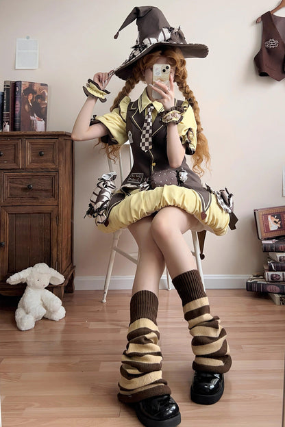 Sweet Lolita Dress - Witch And Paradise, 2 Colors, Bow Detail, Ruffled - additional product view 14