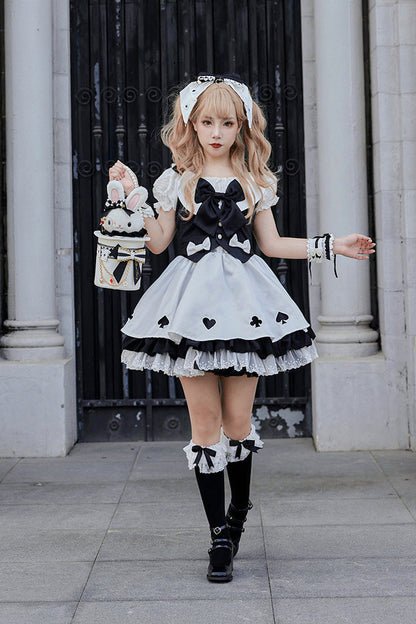 Sweet Lolita Headdress - Magic Rabbit Hat, 3 Colors, Bow Detail - additional product view 4