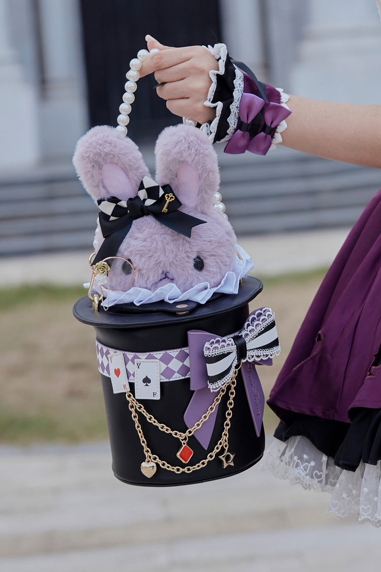 Sweet Lolita Headdress - Magic Rabbit Hat, 3 Colors, Bow Detail - additional product view 7