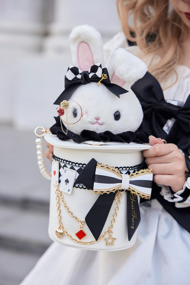 Sweet Lolita Headdress - Magic Rabbit Hat, 3 Colors, Bow Detail - main product image