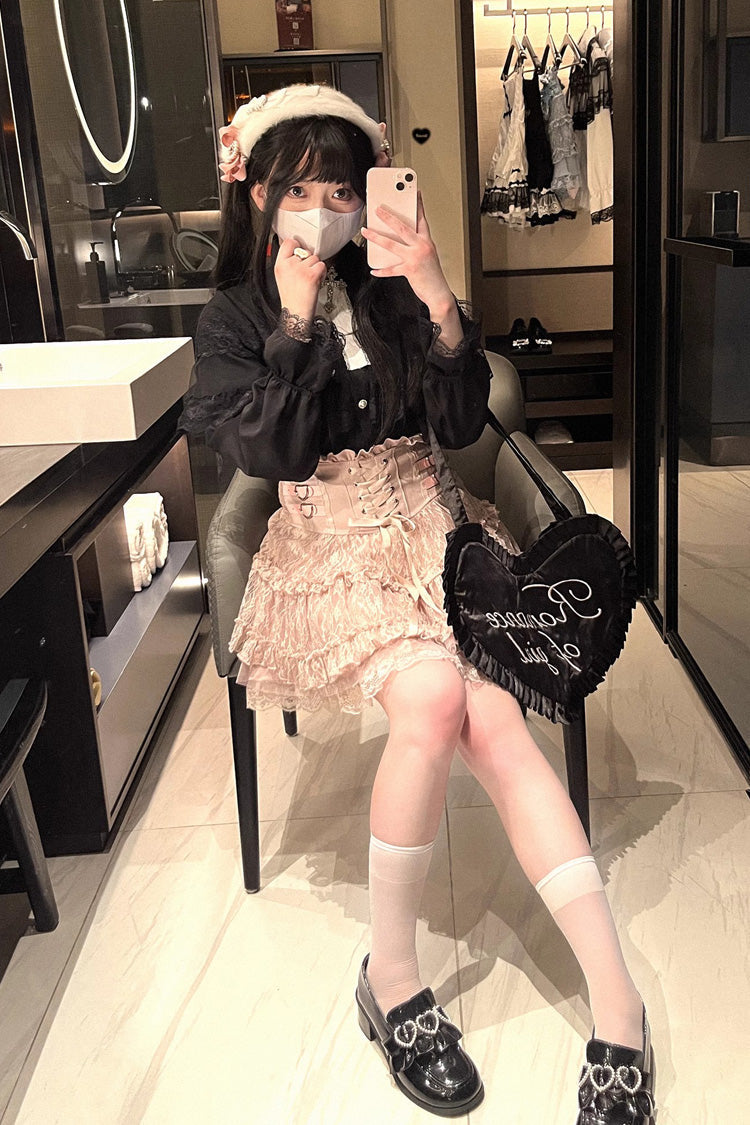 Sweet Lolita Headdress - Mist Veil, 3 Colors, Lace Trim, Long Sleeves - additional product view 10