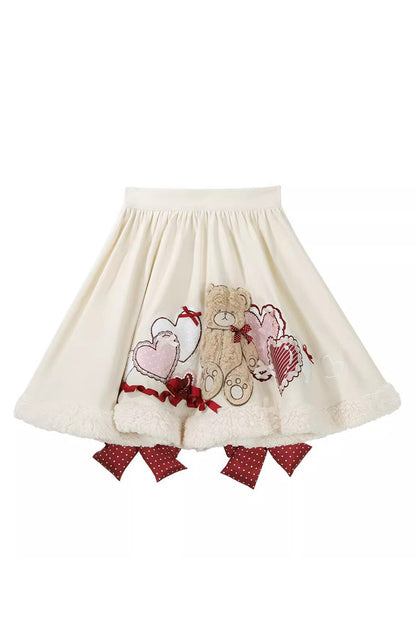 Sweet Lolita Jacket - New Year, Red, Long Sleeves, Bow Detail, Lace Trim - S Skirt / M Skirt / L Skirt option