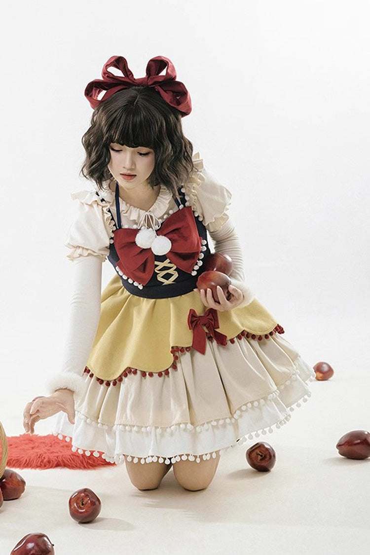 Sweet Lolita JSK - Confession Function Multi-layer, 3 Colors, Bow Detail, Ruffled - additional product view 6