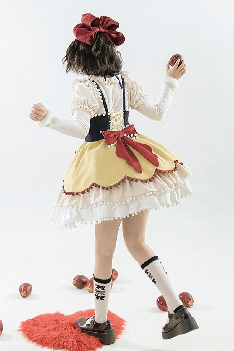 Sweet Lolita JSK - Confession Function Multi-layer, 3 Colors, Bow Detail, Ruffled - additional product view 7