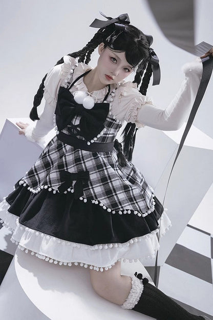 Sweet Lolita JSK - Confession Function Multi-layer, 3 Colors, Bow Detail, Ruffled - additional product view 17