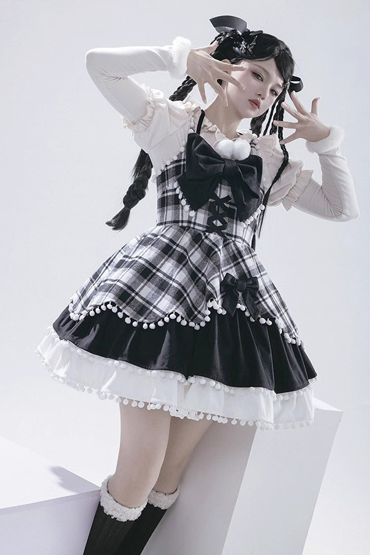 Sweet Lolita JSK - Confession Function Multi-layer, 3 Colors, Bow Detail, Ruffled - additional product view 20