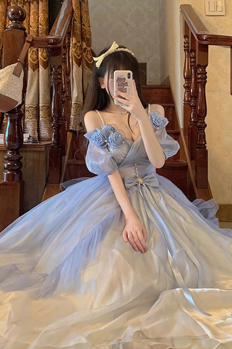 Sweet Lolita JSK - Gradient Gorgeous, 3 Colors, Bow Detail - Lolita Coordinate Dress - additional product view 2