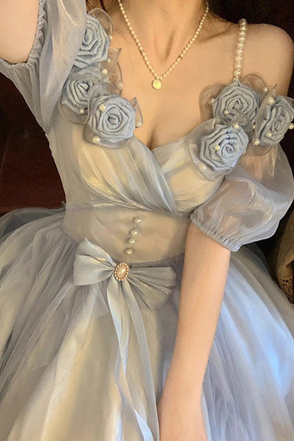 Sweet Lolita JSK - Gradient Gorgeous, 3 Colors, Bow Detail - Lolita Coordinate Dress - additional product view 5