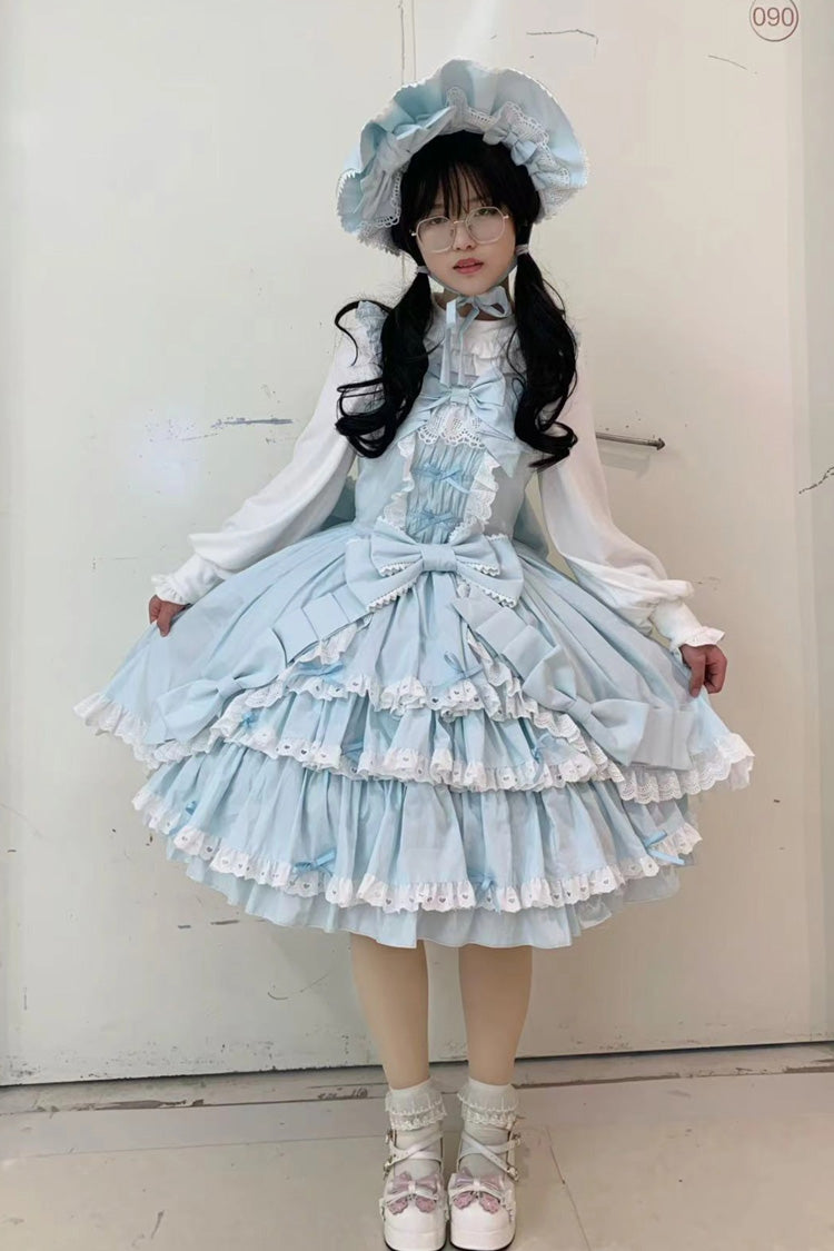 Sweet Lolita JSK - Grisha, 3 Colors, Plus Size, Ruffled, Layered - additional product view 2