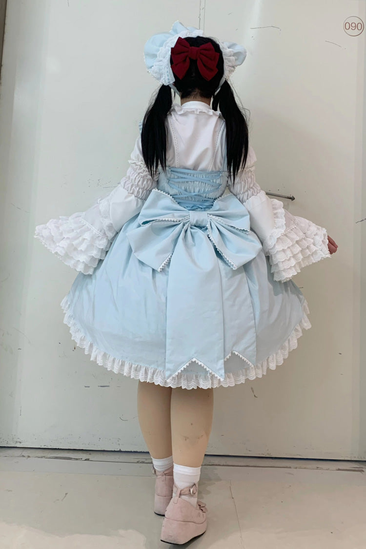 Sweet Lolita JSK - Grisha, 3 Colors, Plus Size, Ruffled, Layered - additional product view 3