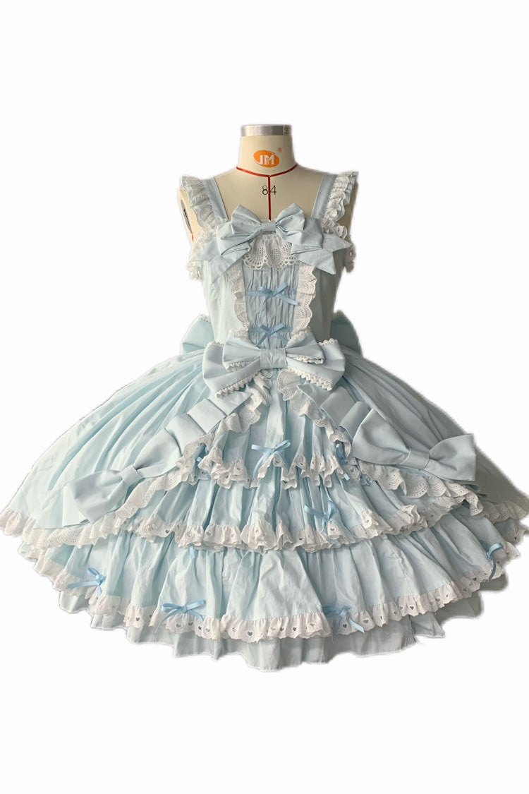 Sweet Lolita JSK - Grisha, 3 Colors, Plus Size, Ruffled, Layered - additional product view 4