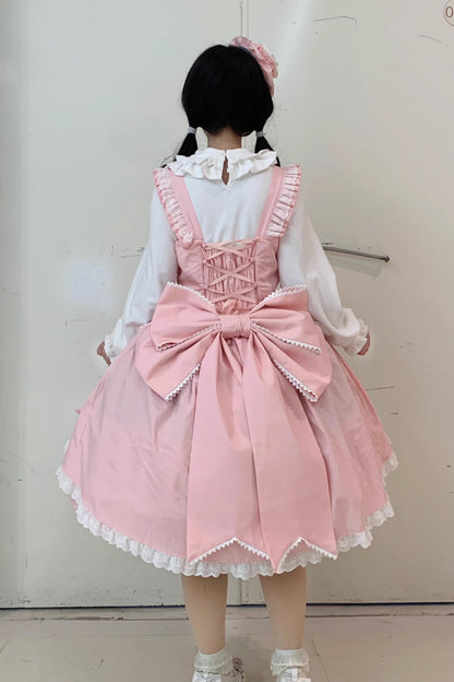 Sweet Lolita JSK - Grisha, 3 Colors, Plus Size, Ruffled, Layered - additional product view 12