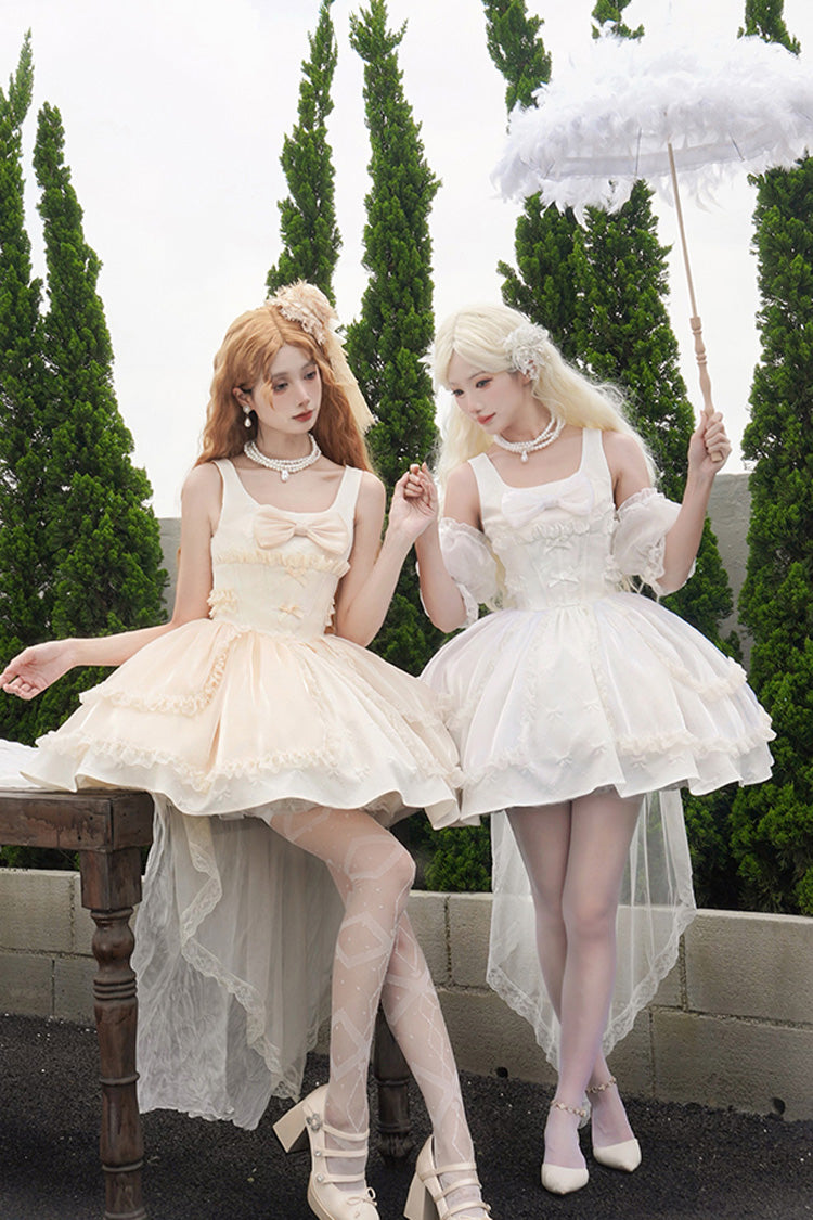 Sweet Lolita JSK - Moonlight Symphony Cardigan, 2 Colors, Bow Detail - additional product view 2