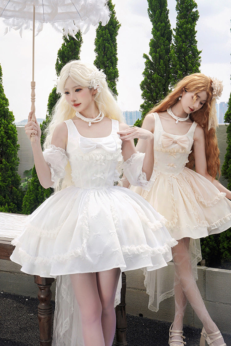 Sweet Lolita JSK - Moonlight Symphony Cardigan, 2 Colors, Bow Detail - additional product view 3