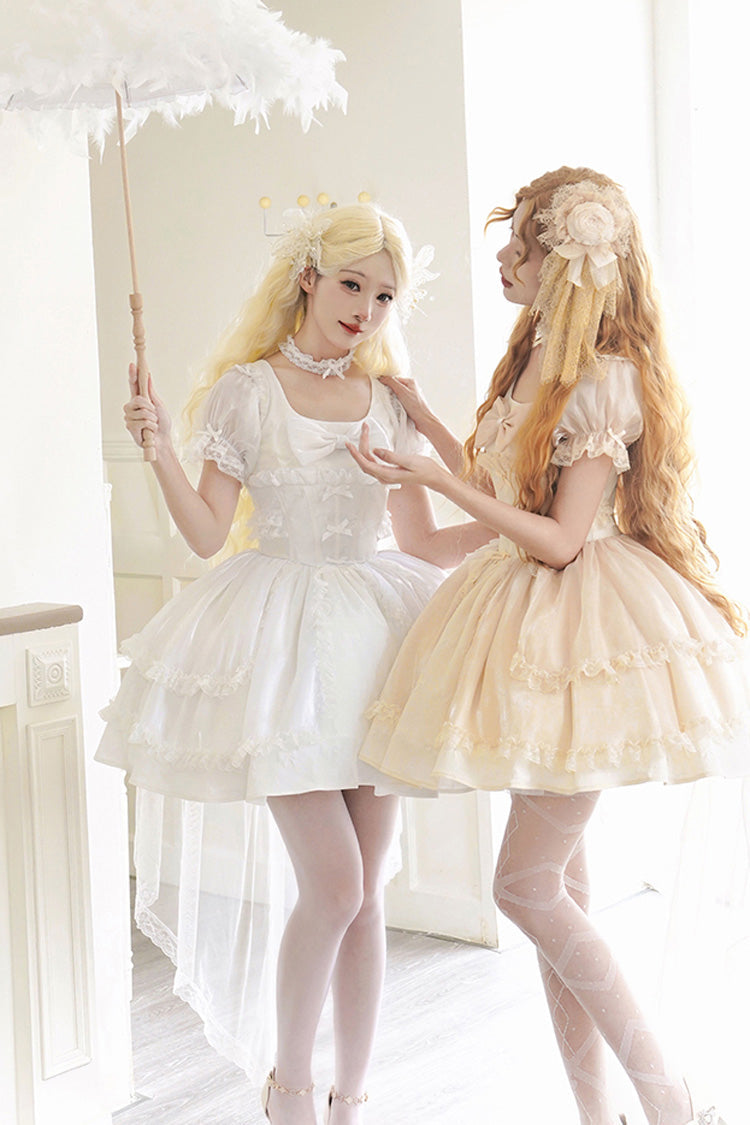Sweet Lolita JSK - Moonlight Symphony Cardigan, 2 Colors, Bow Detail - additional product view 5