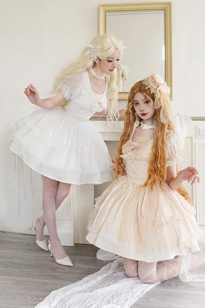 Sweet Lolita JSK - Moonlight Symphony Cardigan, 2 Colors, Bow Detail - additional product view 7