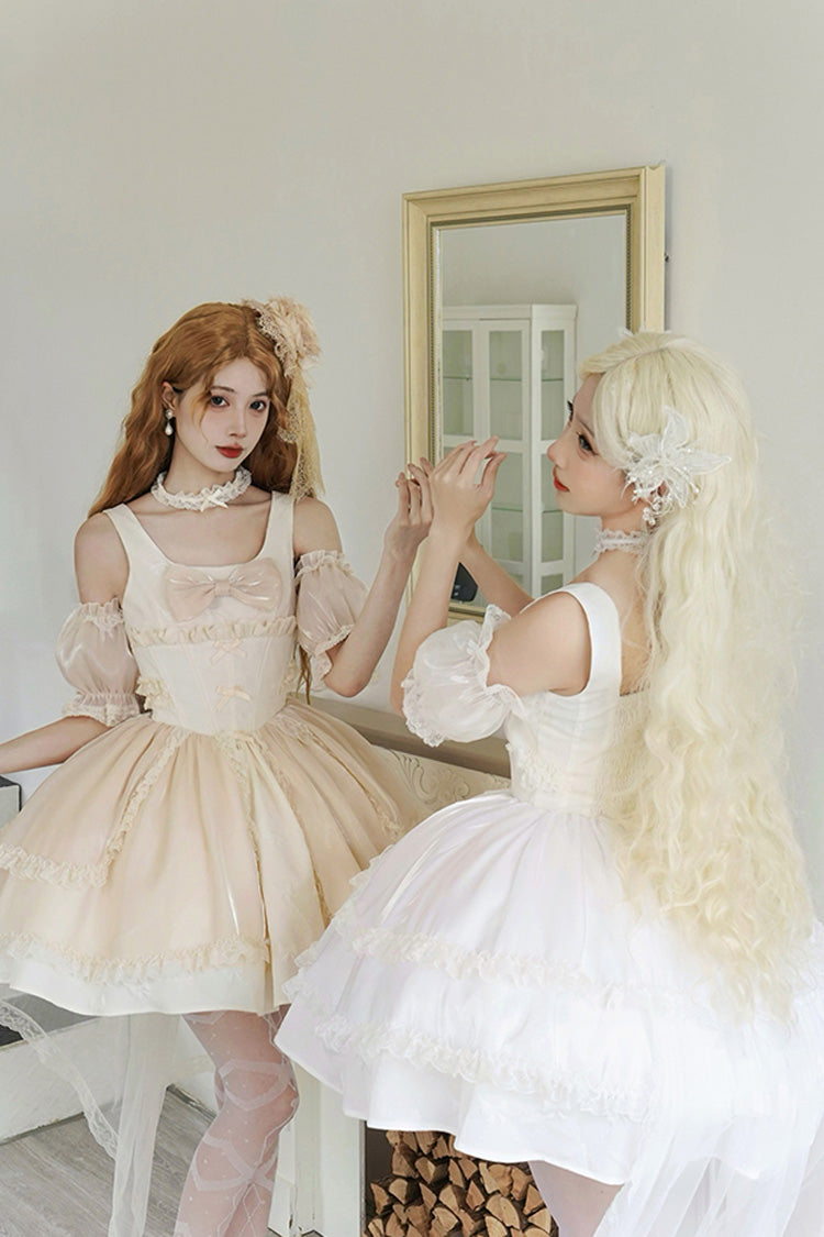 Sweet Lolita JSK - Moonlight Symphony Cardigan, 2 Colors, Bow Detail - additional product view 8