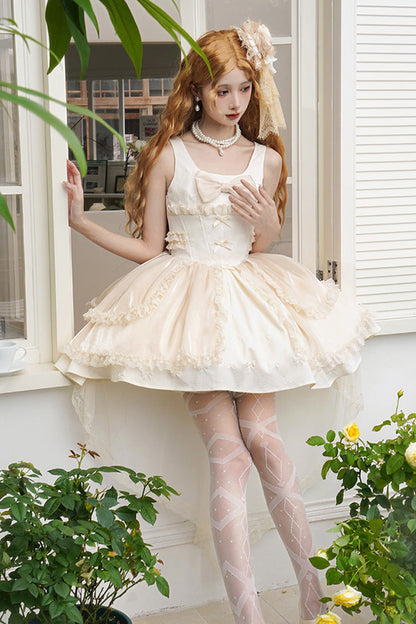 Sweet Lolita JSK - Moonlight Symphony Cardigan, 2 Colors, Bow Detail - additional product view 11