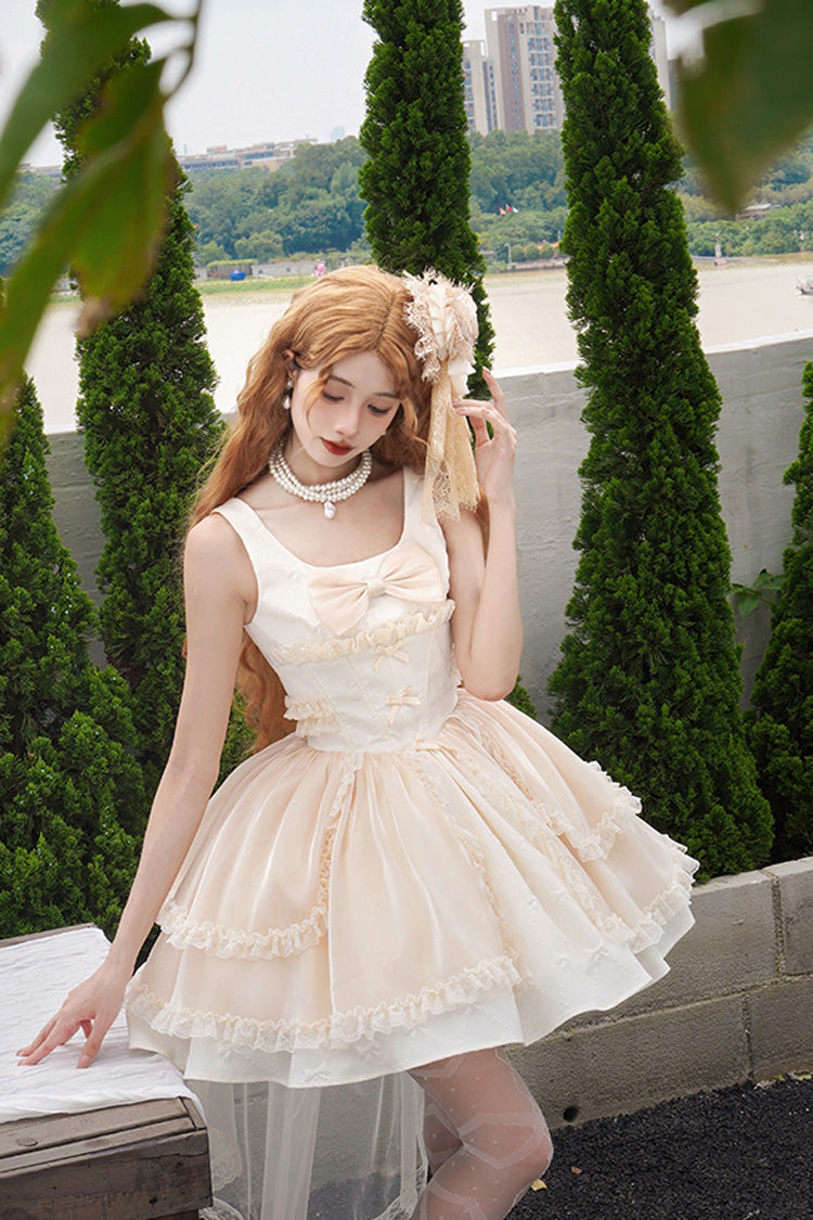 Sweet Lolita JSK - Moonlight Symphony Cardigan, 2 Colors, Bow Detail - additional product view 12