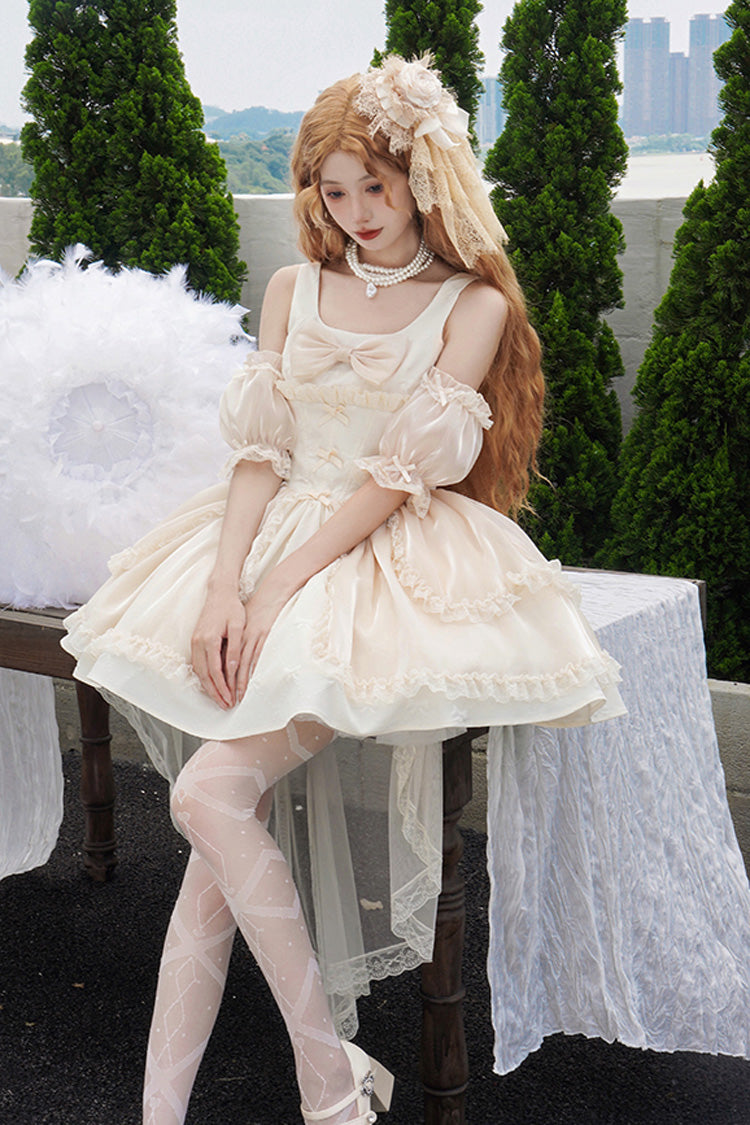 Sweet Lolita JSK - Moonlight Symphony Cardigan, 2 Colors, Bow Detail - additional product view 13