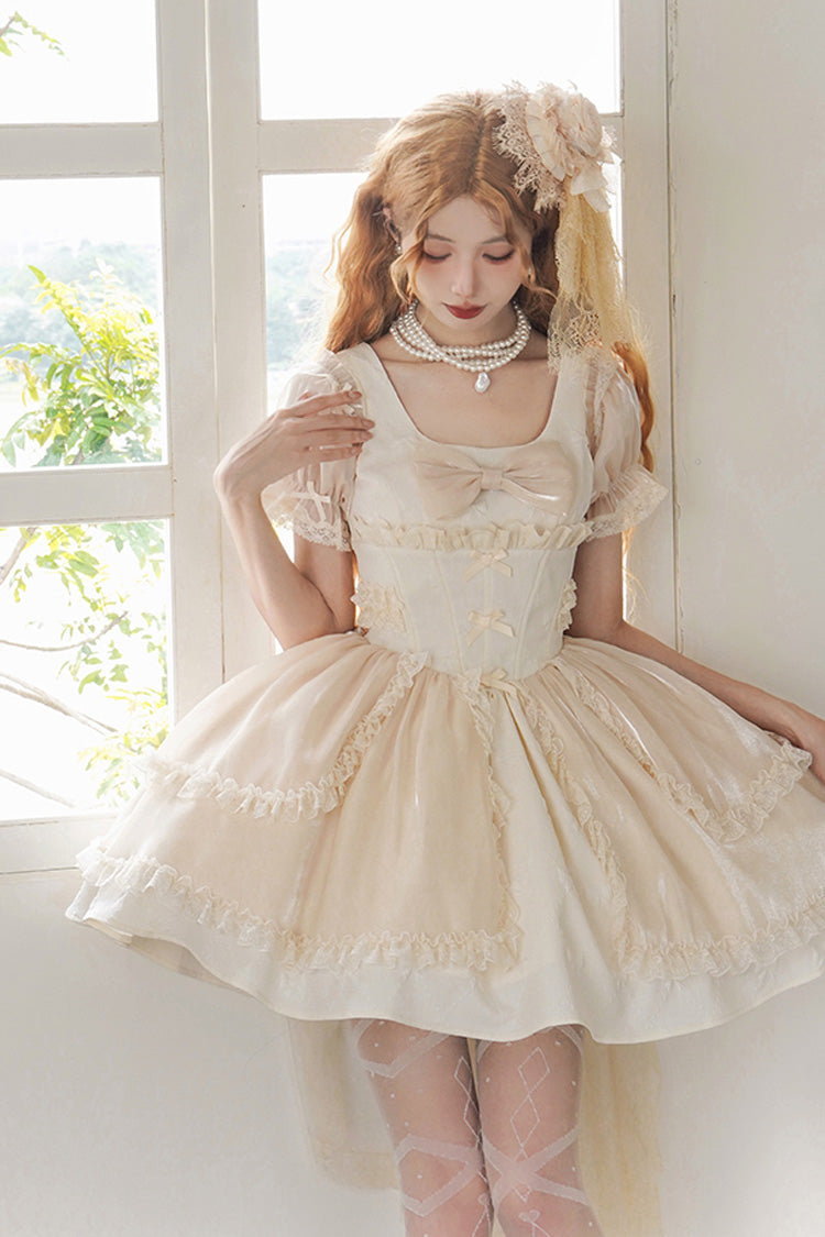 Sweet Lolita JSK - Moonlight Symphony Cardigan, 2 Colors, Bow Detail - additional product view 14